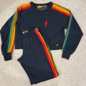 Aviator nation stripped matching set